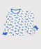 Boys' Animal Motif Cotton Pyjamas MARSHMALLOW white/MULTICO white