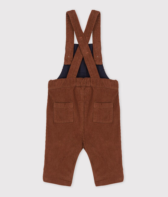Babies' Large Corduroy Dungarees CINA brown