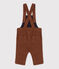 Babies' Large Corduroy Dungarees CINA brown