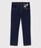 Girls' Denim Slim-Fit Trousers DENIM BRUT blue