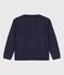 Boys' Wool/Cotton Cardigan SMOKING blue