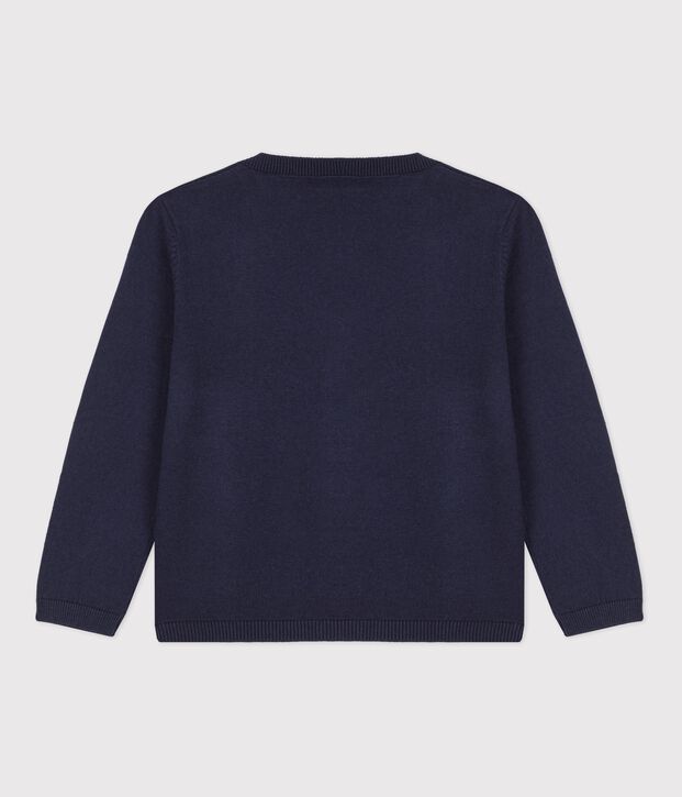 Boys' Wool/Cotton Cardigan SMOKING