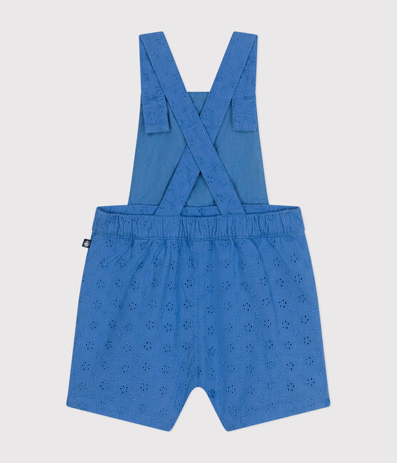 Babies' English embroidery Dungaree Shorts GAULOISE blue