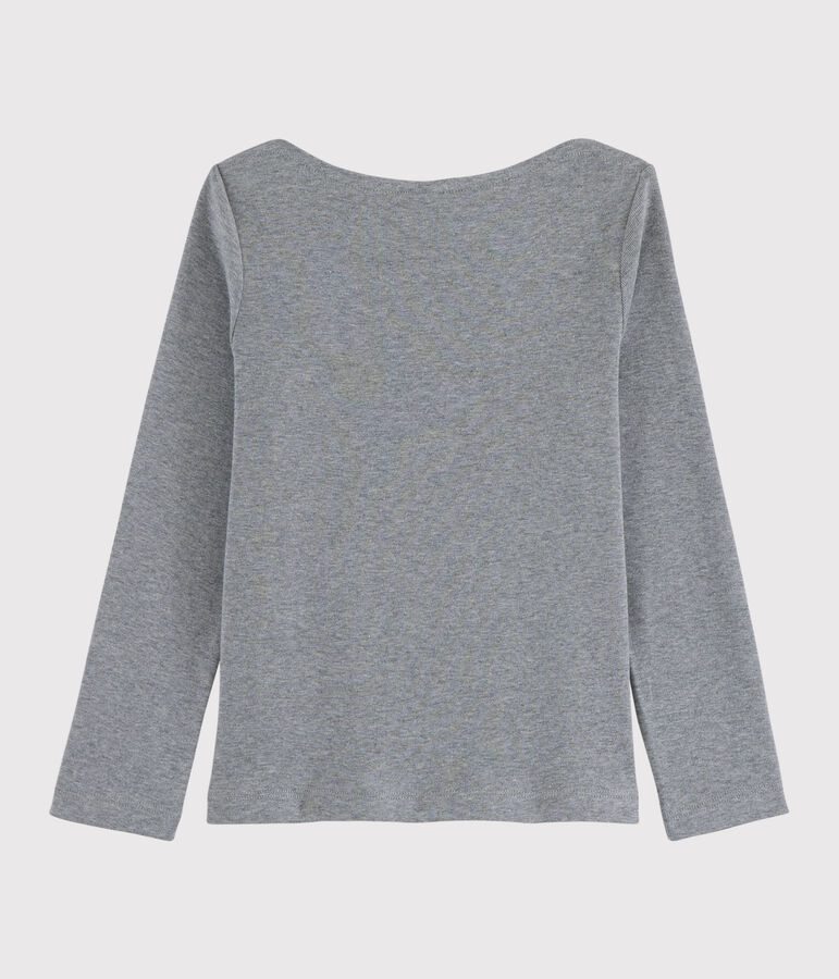 Girls' Screen Printed T-Shirt grey