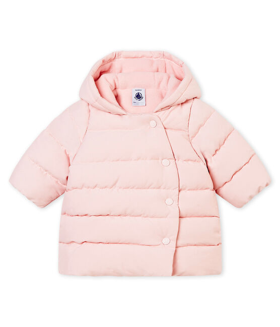 Baby girl's padded microfibre jacket JOLI pink