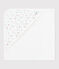 Babies' cotton bath wrap MARSHMALLOW white/MULTICO white