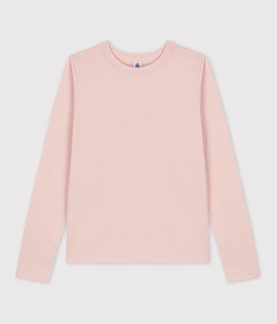 Women's Warm Iconic Round Neck Cotton T-Shirt SALINE pink