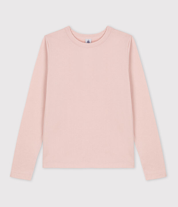 Women's Warm Iconic Round Neck Cotton T-Shirt pink