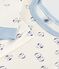 Children's pyjamas in cotton with snug-fitting legs MILK blue/SOIR
