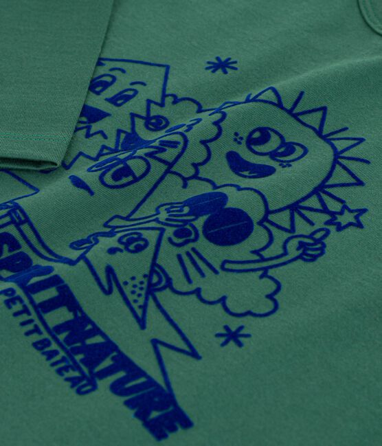 Children's long-sleeved printed cotton T-shirt WILLOW