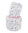 Girls' Ribbed Pyjamas MARSHMALLOW white/MULTICO white