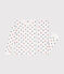 Women's cotton heart print pyjamas MARSHMALLOW white/MULTICO white
