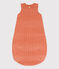 BABIES' HEART PATTERNED VELOUR TOG 2-RATED SLEEPING BAG BRANDY /AVALANCHE