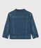 Unisex Children's Organic Denim Jacket DENIM BLEU DELAVE blue