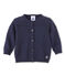 Baby girl's cotton cardigan SMOKING blue