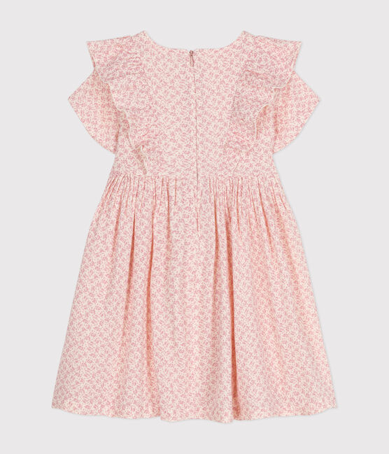 Girl's Short-sleeved Printed Cotton Gauze Dress AVALANCHE /PANTY