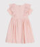 Girl's Short-sleeved Printed Cotton Gauze Dress AVALANCHE /PANTY