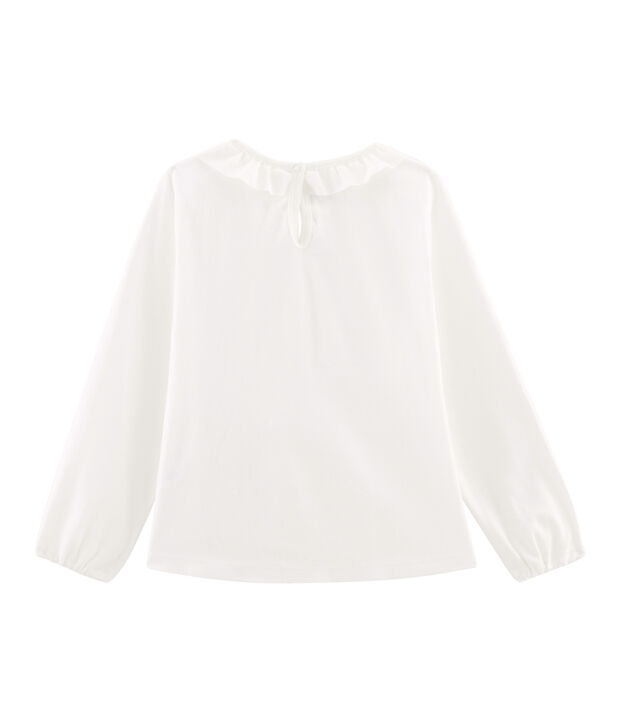 Girls' Long-Sleeved T-shirt white