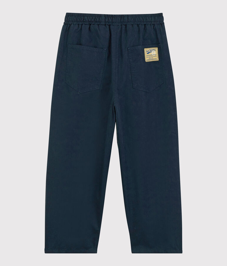 Boys' Comfy Cotton Serge Trousers blue