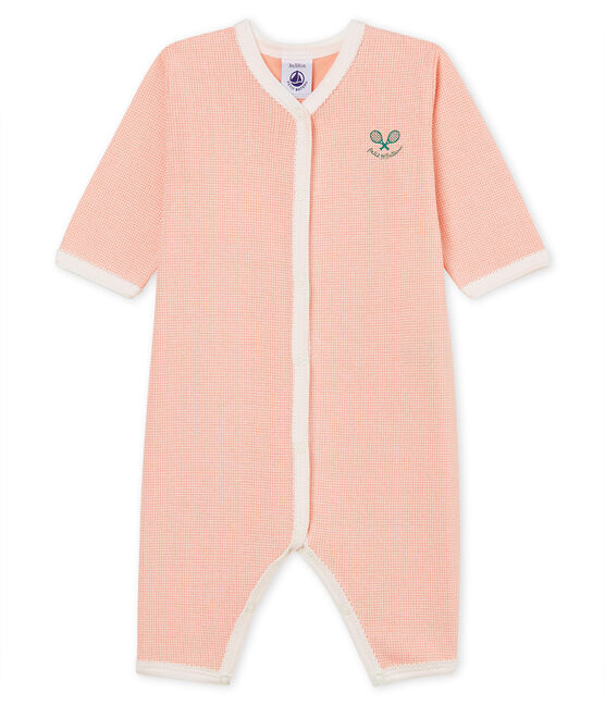 Baby Girls' Sleepsuit ROSAKO pink/MARSHMALLOW white