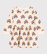 Girls' Printed Long-Sleeved Fleece Dress