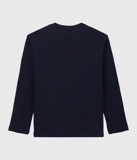 Children's Unisex Cotton T-Shirt SMOKING blue
