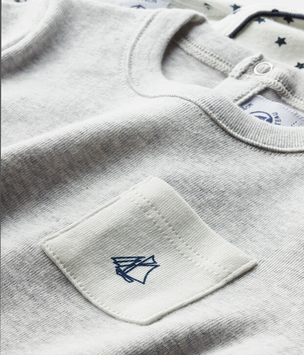 Set of 2 T-shirts for baby boys multicolor