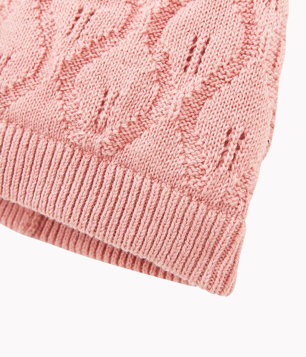 Babies' Wool/Cotton Hat pink