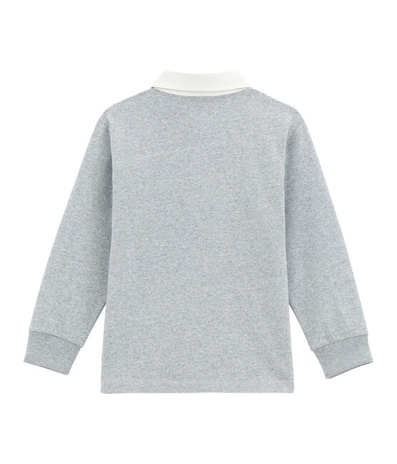 Boy's rugby shirt SHERWOOD green/MULTICO white