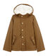 Iconic girl's warm raincoat