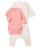 Baby Girls' Ribbed Clothing - 3-piece set MARSHMALLOW white/MULTICO white