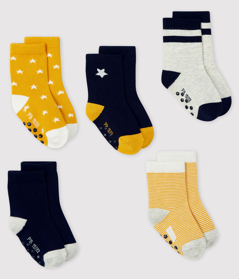 Pack of 5 pairs of baby socks multicolor
