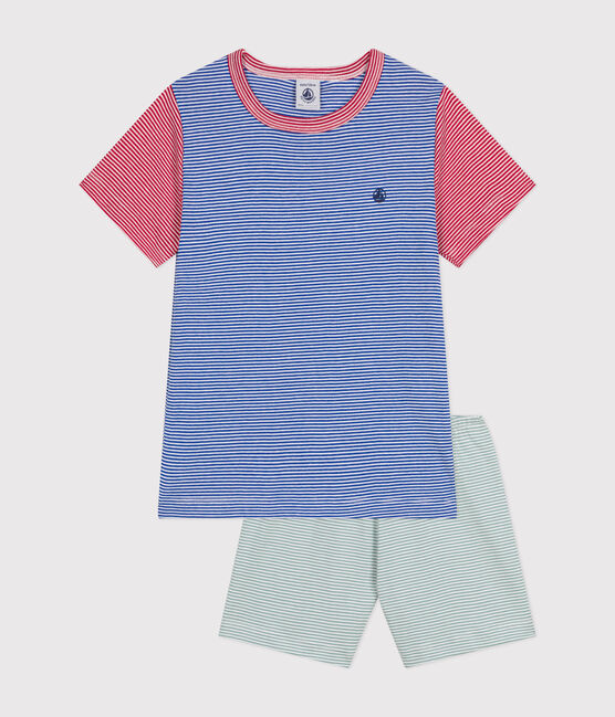 Children's short stripy pyjamas PAUL /MULTICO