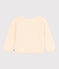 Girls' Cotton Cardigan AVALANCHE Ecru