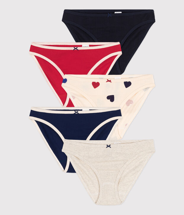 Women's Cotton Briefs - 5-Pack multicolor
