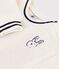 Babies' plain sherpa fleece MILK
