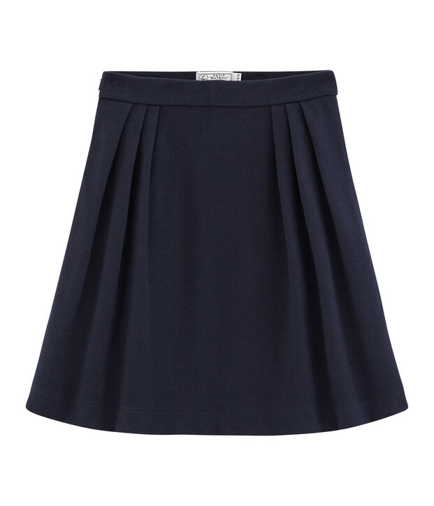 Women's flared skirt blue