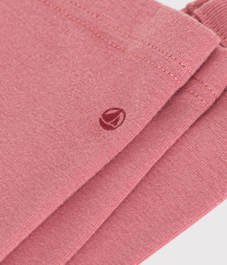 Babies' Cotton Leggings ROSEWOOD pink