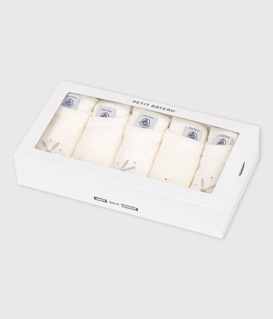 Babies' Rib Knit Bodysuits - 5-Pack variante 1