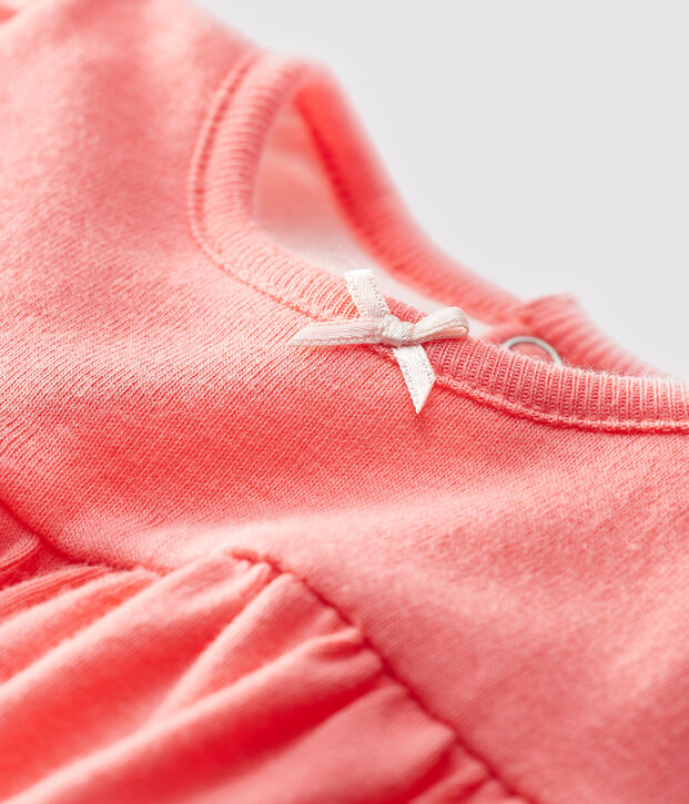 Babies' Organic Cotton Pepsi Playsuit PEACHY