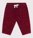 Babies' plain corduroy trousers