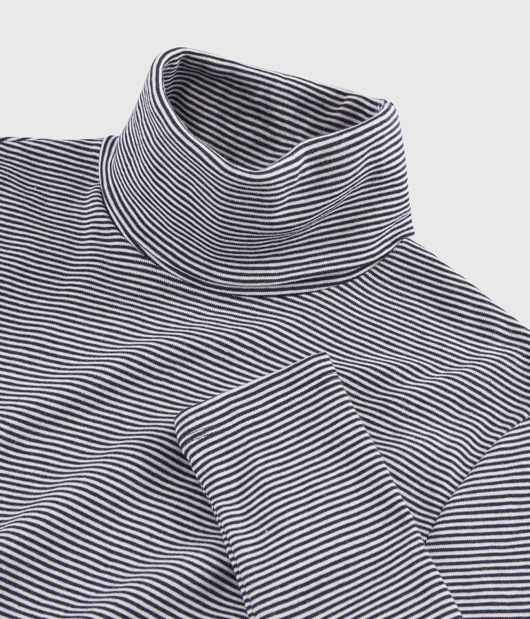 Women's Iconic Stripy Cotton Undershirt blue/white