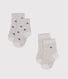 Pack of 2 pairs of baby socks
