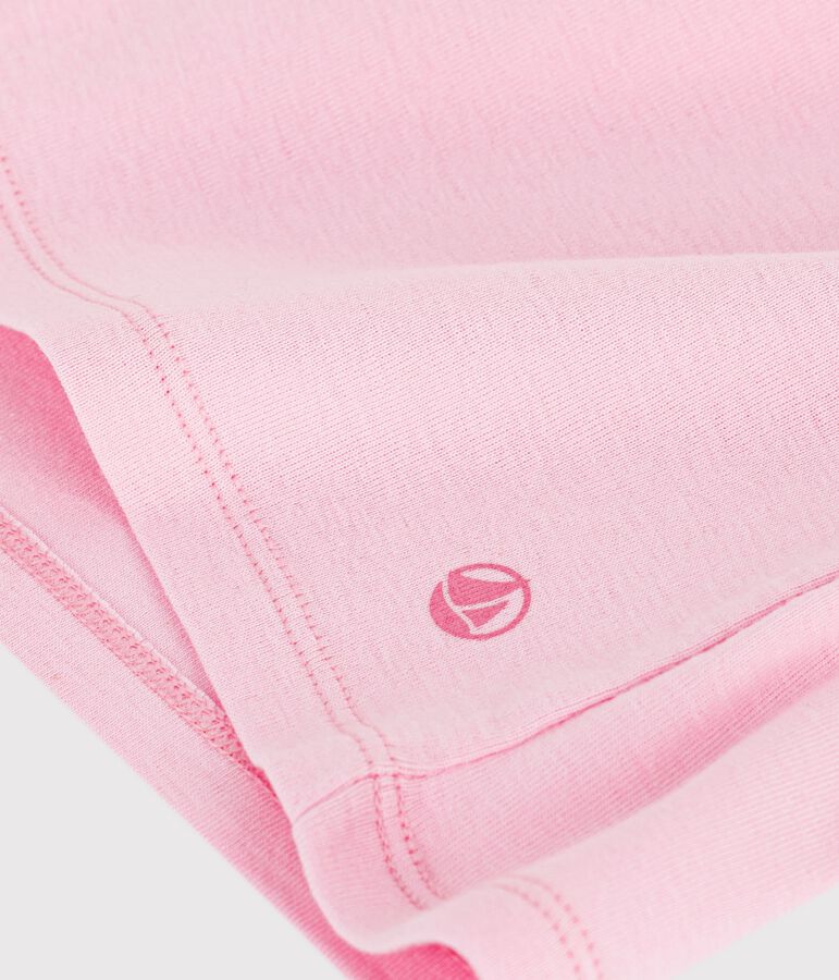 Women's short-sleeved plain cotton T-shirt pink