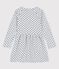 Robe manches longues en molleton enfant fille BELUGA grey/MEDIEVAL blue