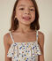 Girls' One-Piece Print Swimsuit MARSHMALLOW white/MULTICO white