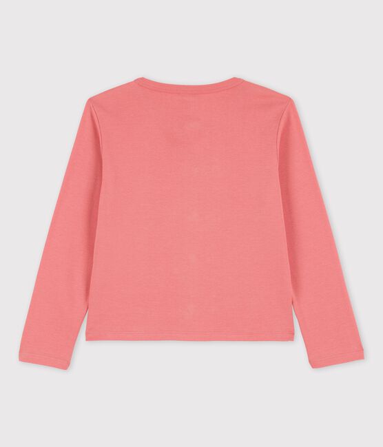 Girls' Organic Cotton Cardigan PAPAYE pink