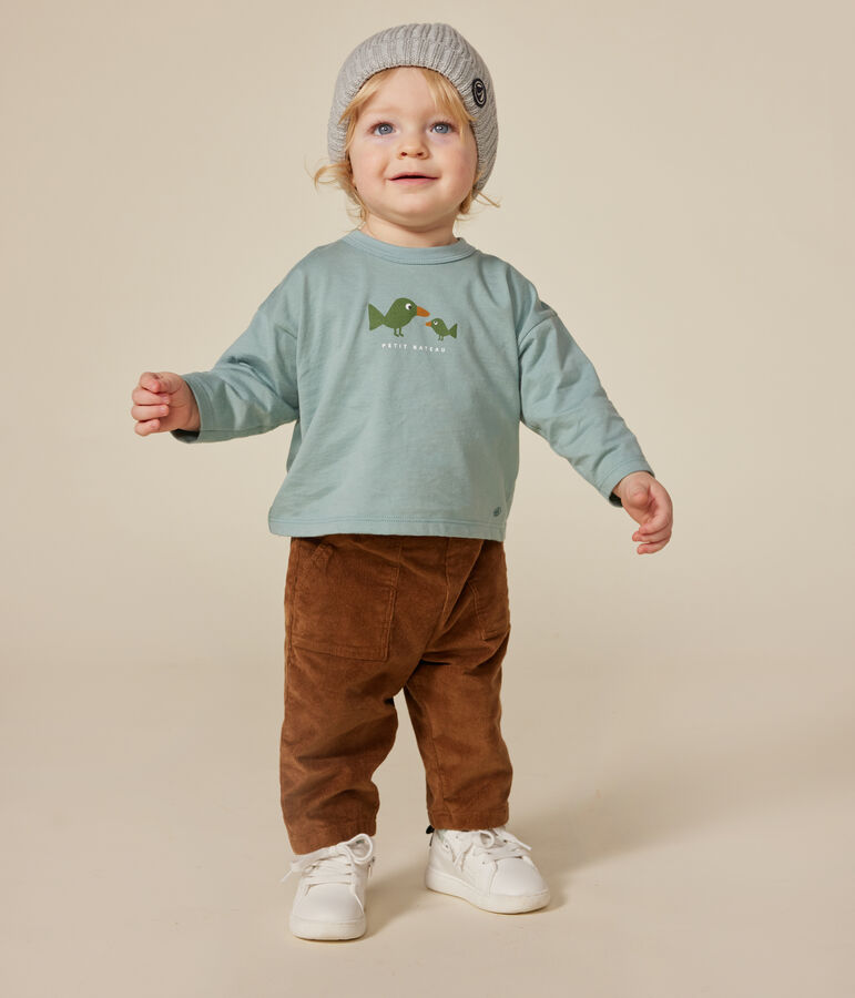Babies' long sleeved T-shirt in fine jersey PAUL green