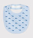 Newborn's printed cotton bib