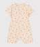 Babies' Lightweight Jersey Playsuit AVALANCHE white/MULTICO